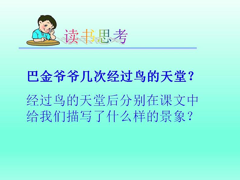 部编版五年级语文上册--23.鸟的天堂-课件第4页