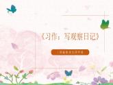 习作：写观察日记  课件+教案+学案部编版语文四年级上册