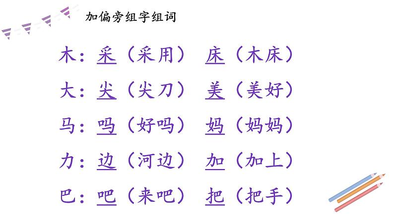 部编版一年级下学期《第六单元复习课》教学课件06