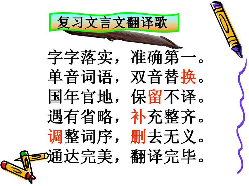 部编版六年级语文上册--22.1《伯牙鼓琴》课件2第7页