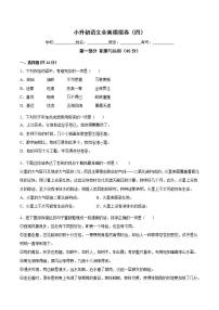 部编版 小升初语文全真模拟卷（四）含答案