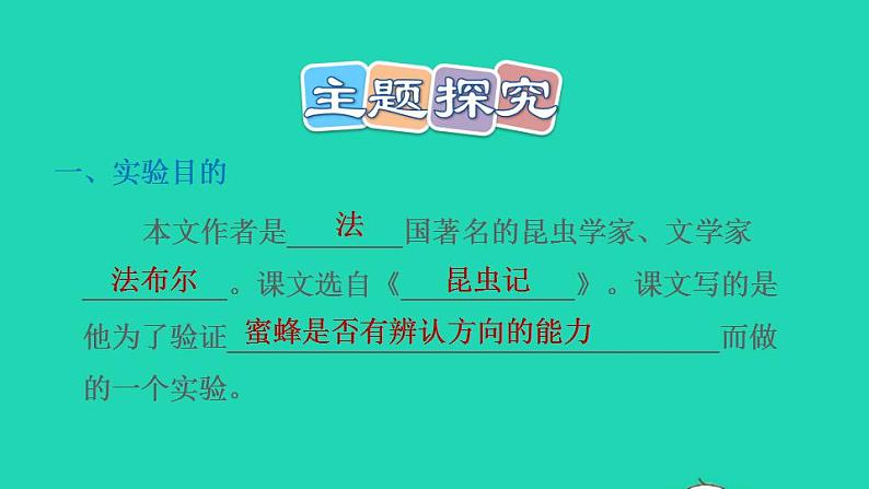 2022三年级语文下册第4单元第14课蜜蜂课后练习课件2新人教版第6页