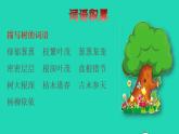 2022三年级语文下册第5单元第17课我变成了一棵树拓展积累课件新人教版