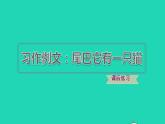 2022三年级语文下册第5单元习作例文：尾巴它有一只猫习题课件新人教版