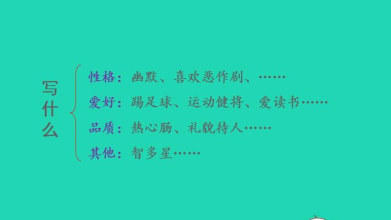 2022三年级语文下册第6单元习作：身边那些有特点的人授课课件新人教版第8页