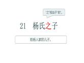 部编版小学语文五年级下册21.杨氏之子课件（共25张PPT)