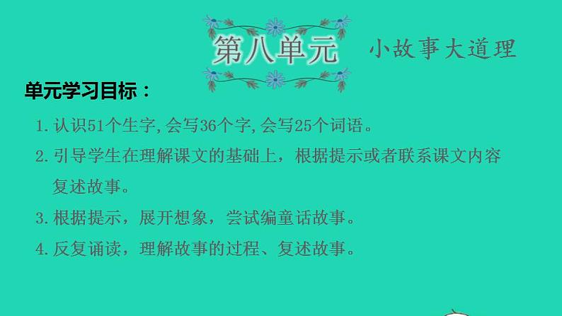 2022三年级语文下册第8单元复习课件新人教版01