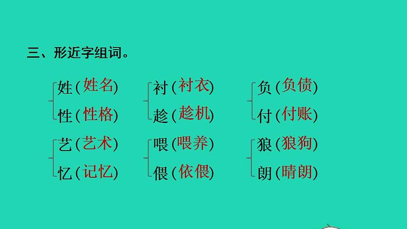 2022三年级语文下册第8单元复习课件新人教版05