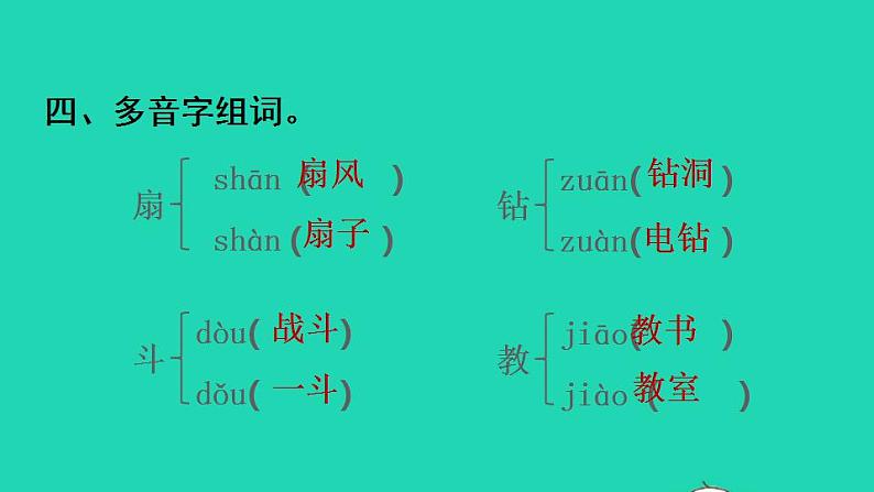 2022三年级语文下册第6单元复习课件新人教版第6页