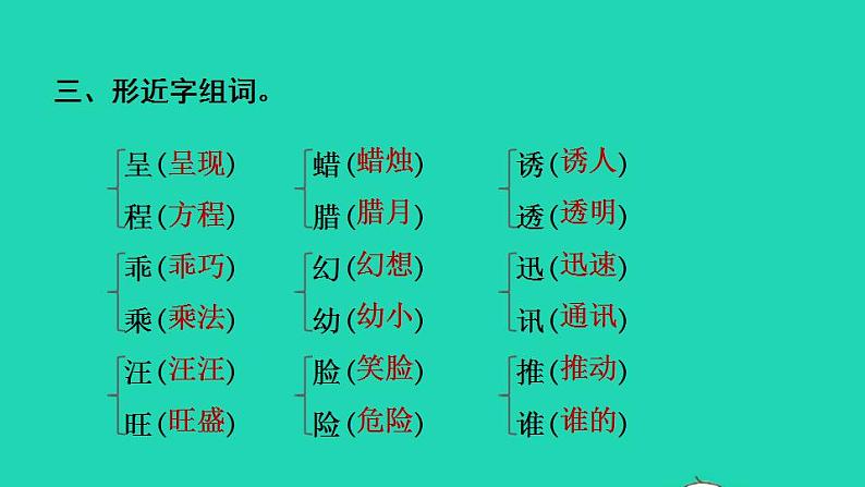 2022三年级语文下册第7单元复习课件新人教版05