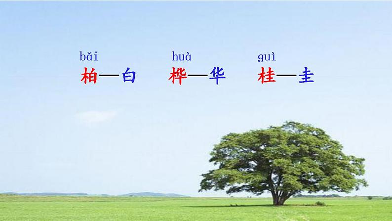 小学语文 部编版 二年级 13《树之歌》（第一课时） 课件第7页