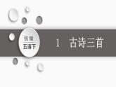 部编版小学语文五年级下册1.古诗三首 课件 （共2课时 49张PPT)