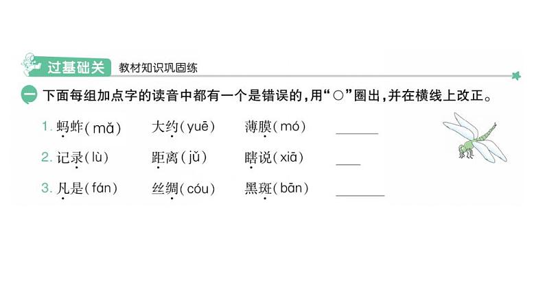 部编版小学也三年级下册期末复习课件4 昆虫备忘录第2页