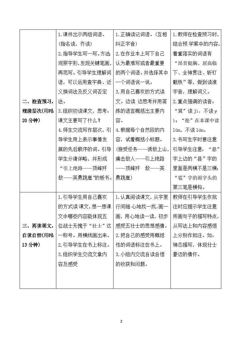 6《狼牙山五壮士》课件+教案+导学案+素材02