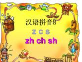 一年级上册语文教学课件-8 zh ch sh r（1）-部编版(共12张PPT)