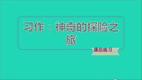 人教部编版五年级下册第六单元习作：神奇的探险之旅习题ppt课件