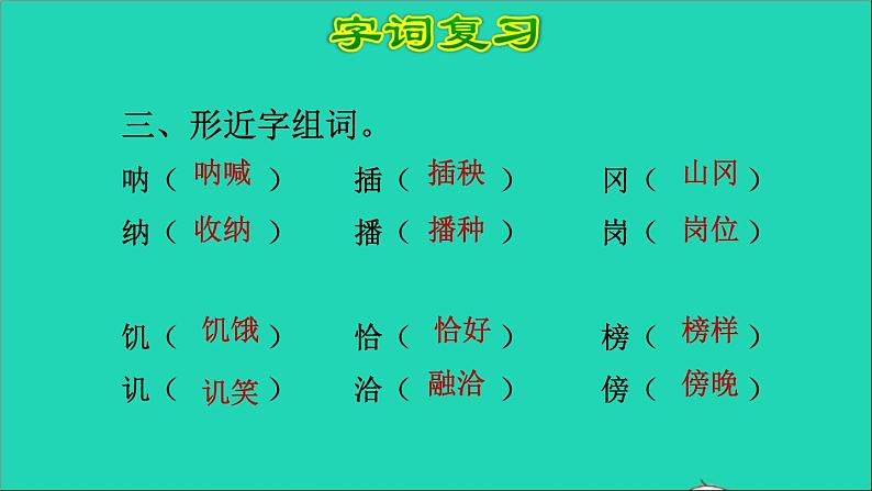 2022五年级语文下册第2单元复习课件新人教版第5页