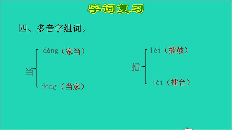 2022五年级语文下册第2单元复习课件新人教版第6页