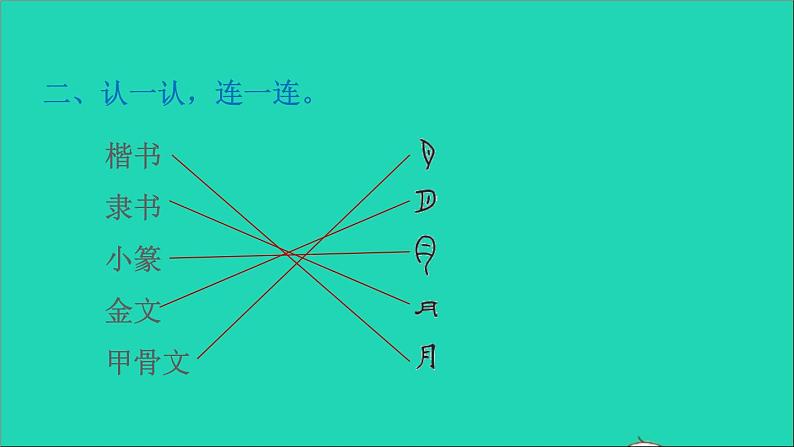 2022五年级语文下册第3单元我爱你汉字习题课件新人教版03