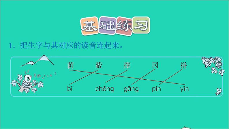 2022二年级语文下册第4单元第9课枫树上的喜鹊课后练习课件新人教版第2页