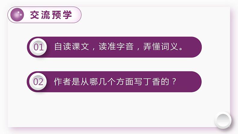 部编版六上语文 2.《丁香结》课件+教案04