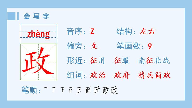 人教部编版六上语文 7.《 开国大典》授课课件+生字课件+教案+导学案+素材02