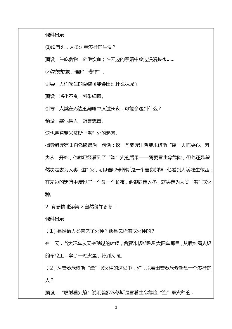 《普罗米修斯》第二课时课件PPT+教案+练习02