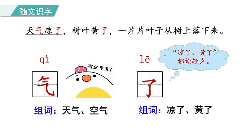 部编版小学语文一年级上册1.秋天第一课时课件第6页