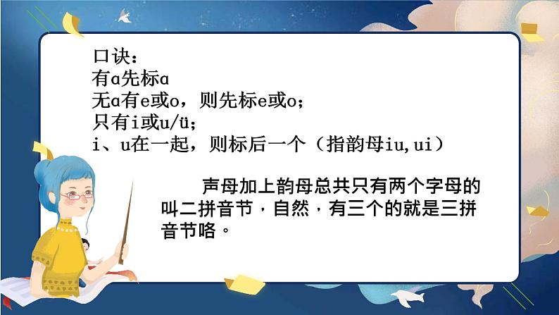 拼读及标调规则 课件 一年级上册语文 部编版拼音课第6页