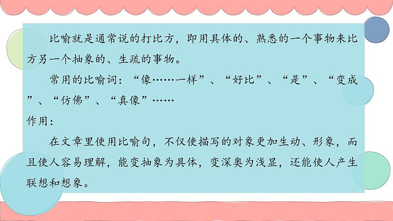 比喻句和拟人句 课件 四年级上册语文阅读 部编版第8页