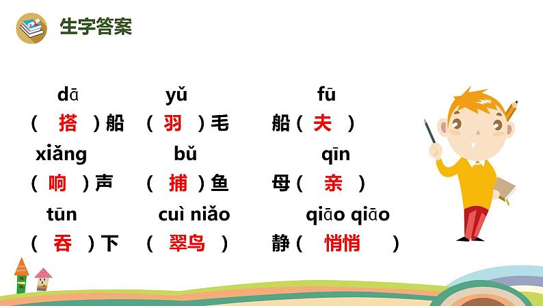 2022-2023学年度部编版三年级语文上册课件 15《搭船的鸟》第2课时04