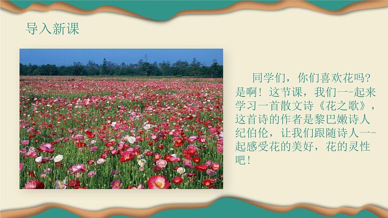 部编版六年级语文上册《4.花之歌》课件03