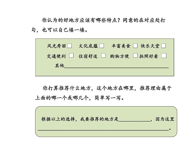 小学语文 部编版 四年级上册 第一单元《习作：推荐一个好地方》 课件06