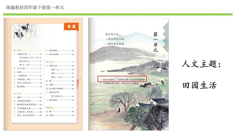 小学语文 部编版 四年级《古诗词三首》第一课时 《四时田园杂兴》（其二十五）课件第2页