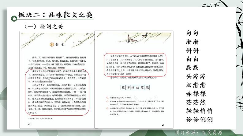 小学语文 部编版 六年级下册 第三单元8 《匆匆》第二课时  课件第6页