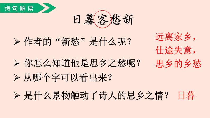 年級上冊精品成套ppt課件人教部編版語文六上:第3課《古詩三首-宿建德