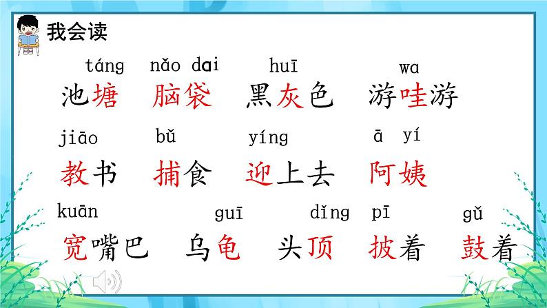 二年级上册 语文1.《小蝌蚪找妈妈》第一课时 课件第4页