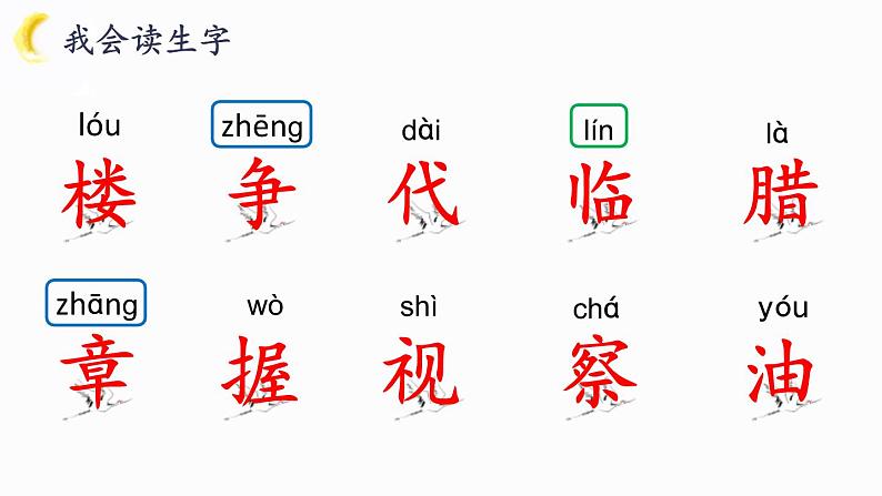 二年级上册语文15.《八角楼上》第一课时 课件第8页