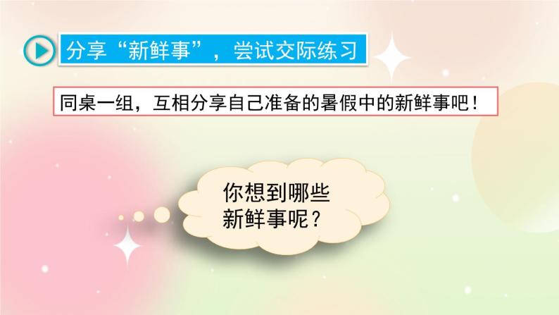 人教部编版三年级上册口语交际:我的暑假生活优秀ppt课件-教习网|课件