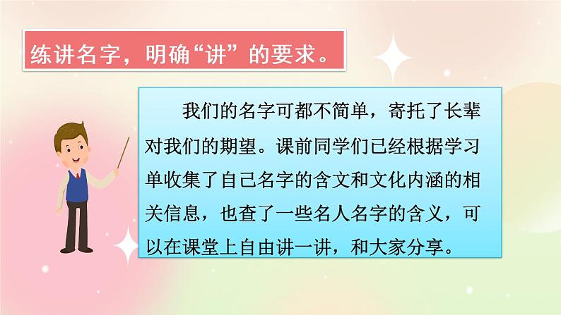 统编版3上语文 4.4 口语交际：名字里的故事 课件+教案+练习07