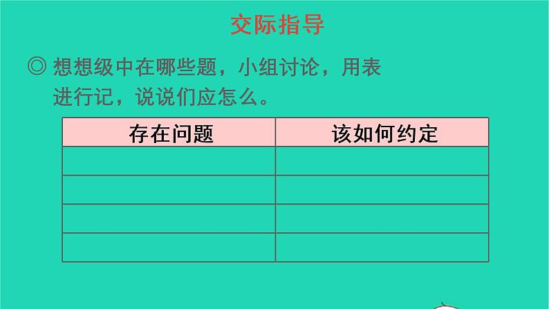 2022五年级语文上册第一单元口语交际：制定班级公约教学课件新人教版04