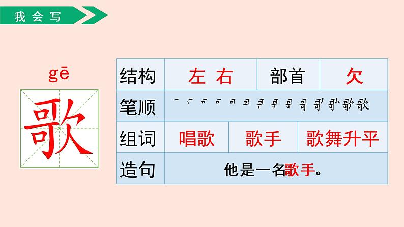 人教部编版小学语文二上：识字3《拍手歌》课件08