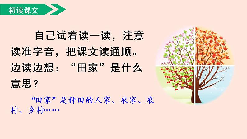 人教部编版小学语文二上：识字4《田家四季歌》课件05