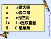 一年级人教部编版语文上册汉语拼音——复韵母标调小窍门  课件