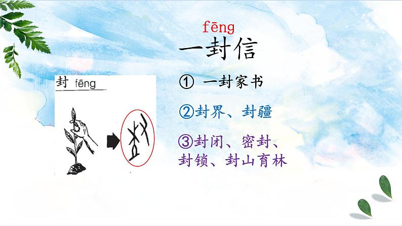 二年级上册语文 6.《一封信》（第一课时）课件第2页