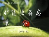 三年级下册语文 4.  《昆虫备忘录》课件