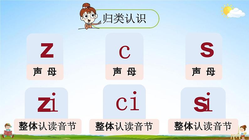 人教统编版一年级语文上册《7 z c s 第2课时》课堂教学课件PPT小学公开课第3页