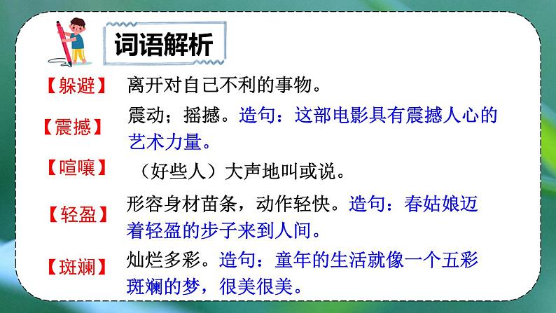 部编版语文　四年级上册《蝴蝶的家》　课件第8页