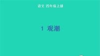 人教部编版四年级上册1 观潮教学ppt课件