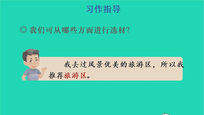 四年级语文上册 第一单元 习作：推荐一个好地方教学课件 新人教版05